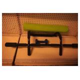 Over-the-door pull-up bar, free weight, yoga mat