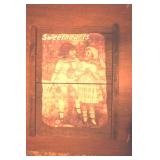vintage decorative wall plaque 12x15' 'Sweethearts'