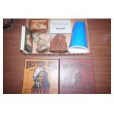 Vintage Decor & Collectibles. holly Hobbie metal coin bank, old west decor & more