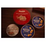 Round Cookie Tins (4ct)