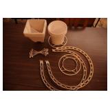 Outdoor Poly Flower Pots & lattice Fencing