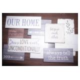 Wall Decor. Mirrors, Woven Wicker Basket, decor