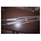 Aluminum Crutches. Adjustable.