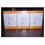 NEW (3ct) ReneSola LED BR40 Flood Light Bulbs