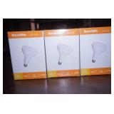 NEW (3ct) ReneSola LED BR40 Flood Light Bulbs