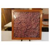 Wood Framed Puzzle 22'x22' Plexi Front