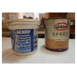 Pails of Paint & Carpet Adhesive