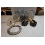 wiring housing for lights. Assortment of pieces