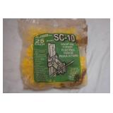 Snap-On T-Post Electric Fence Insulators. FULL BAG 25ct. SC-10