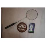 Phone Screen Protector, Badminton Racket, Wooden Wildlife Folk Art