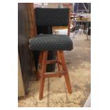 Padded High Top Bar Stool