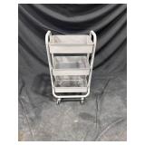 Three-Tier Metal Utility Cart