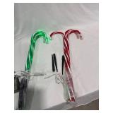 Lighted Candy Cane Decorations
