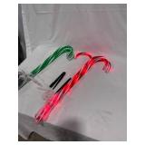 Lighted Candy Cane Decorations