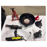 Automotive Jacks, Pan, Funnels