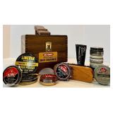 Kiwi Hand Crafted Shoe Groomer Box Kit - Shoe Polish & Accessories Kiwi Hand Crafted Shoe Groomer Box Kit - Shoe Polish & Accessories