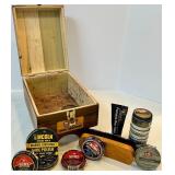 Kiwi Hand Crafted Shoe Groomer Box Kit - Shoe Polish & Accessories Kiwi Hand Crafted Shoe Groomer Box Kit - Shoe Polish & Accessories