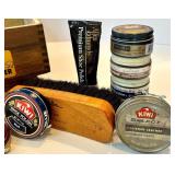Kiwi Hand Crafted Shoe Groomer Box Kit - Shoe Polish & Accessories Kiwi Hand Crafted Shoe Groomer Box Kit - Shoe Polish & Accessories