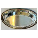 Canada U.S.A. Silver Plate Serving Tray Set - Assorted Oval & Round Trays Canada U.S.A. Silver Plate Serving Tray Set - Assorted Oval & Round Trays