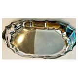 Canada U.S.A. Silver Plate Serving Tray Set - Assorted Oval & Round Trays Canada U.S.A. Silver Plate Serving Tray Set - Assorted Oval & Round Trays