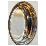Canada U.S.A. Silver Plate Serving Tray Set - Assorted Oval & Round Trays Canada U.S.A. Silver Plate Serving Tray Set - Assorted Oval & Round Trays