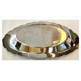 Canada U.S.A. Silver Plate Serving Tray Set - Assorted Oval & Round Trays Canada U.S.A. Silver Plate Serving Tray Set - Assorted Oval & Round Trays