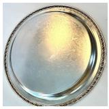 Canada U.S.A. Silver Plate Serving Tray Set - Assorted Oval & Round Trays Canada U.S.A. Silver Plate Serving Tray Set - Assorted Oval & Round Trays