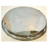 Canada U.S.A. Silver Plate Serving Tray Set - Assorted Oval & Round Trays Canada U.S.A. Silver Plate Serving Tray Set - Assorted Oval & Round Trays