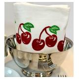Minnesota Kitchen Towel - Paper Towel Holder, 2 Candle Holders, Silver Bowl, Ceramic Bowl & Forks Minnesota Kitchen Towel - Paper Towel Holder, 2 Candle Holders, Silver Bowl, Ceramic Bowl & Forks