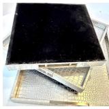 Crocodile-Pattern Serving Trays - 3-Piece Set plus Accent Pillow Crocodile-Pattern Serving Trays - 3-Piece Set plus Accent Pillow