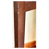 Marble-Top Console Table & Dark Wood Base Marble-Top Console Table & Dark Wood Base