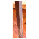 Marble-Top Console Table & Dark Wood Base Marble-Top Console Table & Dark Wood Base