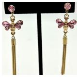 Gold-Tone Pearl Necklace, Pink Enamel Bangle & Assorted Earrings - Fashion Jewelry Lot Gold-Tone Pearl Necklace, Pink Enamel Bangle & Assorted Earrings - Fashion Jewelry Lot