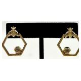 Gold-Tone Pearl Necklace, Pink Enamel Bangle & Assorted Earrings - Fashion Jewelry Lot Gold-Tone Pearl Necklace, Pink Enamel Bangle & Assorted Earrings - Fashion Jewelry Lot