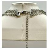 La Sophia Crystal Necklace Set - Multi-Strand Bead & Pearl Layered Jewelry La Sophia Crystal Necklace Set - Multi-Strand Bead & Pearl Layered Jewelry