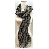 Set of 3 Red & Black/Gray Pattern Scarves Set of 3 Red & Black/Gray Pattern Scarves