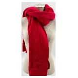 Set of 3 Red & Black/Gray Pattern Scarves Set of 3 Red & Black/Gray Pattern Scarves