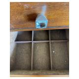 Jewelry Armoire with Mirror Lid - Wood Cabinet Jewelry Armoire with Mirror Lid - Wood Cabinet