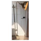 Industrial-Style Floor Lamp with Swing-Arm Industrial-Style Floor Lamp with Swing-Arm