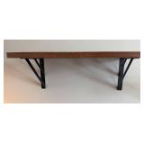 Industrial Wood Wall Shelves (Lot of 2) Industrial Wood Wall Shelves (Lot of 2)