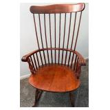 Vintage Windsor Rocking Chair - Spindle Back, Curved Arms Vintage Windsor Rocking Chair - Spindle Back, Curved Arms