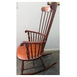 Vintage Windsor Rocking Chair - Spindle Back, Curved Arms Vintage Windsor Rocking Chair - Spindle Back, Curved Arms