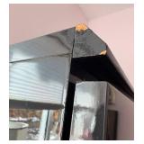 Black High-Gloss Wardrobe Cabinet - 2-Doors, 2 Drawers Black High-Gloss Wardrobe Cabinet - 2-Doors, 2 Drawers