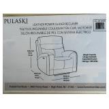 Pulaski Leather Power Glider Recliner ITM./ART. 2000233 with USB & Power Headrest Pulaski Leather Power Glider Recliner ITM./ART. 2000233 with USB & Power Headrest