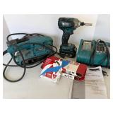 Makita LXDT01 18V Cordless Impact Driver, Belt Sander with DC18RA Charger and 18V Battery Makita LXDT01 18V Cordless Impact Driver, Belt Sander with DC18RA Charger and 18V Battery