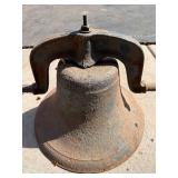 Antique Cast-Iron Farm Bell #2 USA Antique Cast-Iron Farm Bell #2 USA
