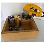 DeWalt DW317 Jig Saw 120V 5.5A Orbital 1 in Stroke 0-3100 SPM with Blades DeWalt DW317 Jig Saw 120V 5.5A Orbital 1 in Stroke 0-3100 SPM with Blades