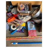 Assorted Tools & Hardware - Sanding Drum Kit, Artist Brushes & Tape Assorted Tools & Hardware - Sanding Drum Kit, Artist Brushes & Tape