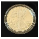2021 W-American Eagle One Ounce Proof Silver Bullion Coin - original package with COA