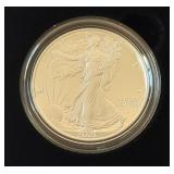 2021 W-American Eagle One Ounce Proof Silver Bullion Coin - original package with COA